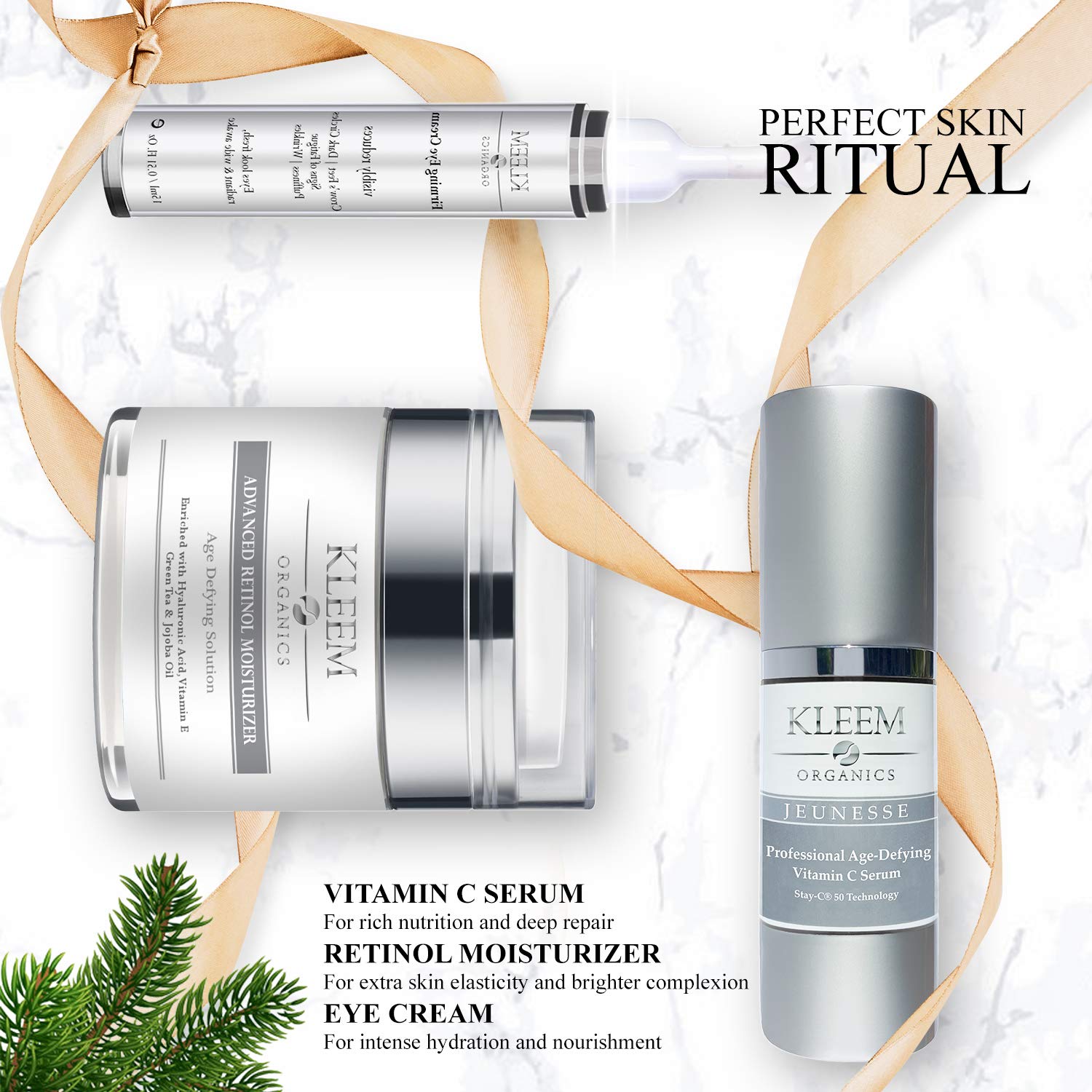 Anti Aging Retinol Moisturizer Cream for Face, Neck & Décolleté with